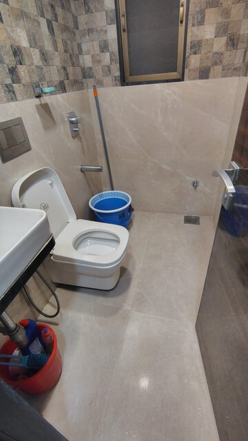 Bathroom in 2 BHK Apartment at Concrete Sai Swar, Kharghar – for Rent