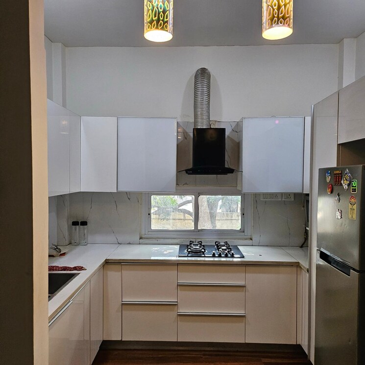 Kitchen, east of kailash 3 Bedroom 200 Sq.Yd. Builder Floor In East Of Kailash Delhi 8666428