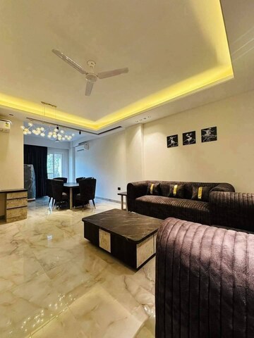 Living Room in 1 BHK Builder Floor at Enkay Towers, Sector 19 – for Rent