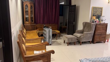 Living Room in 3 BHK Apartment at Golden Sand Apartments, Dhakoli – for Rent