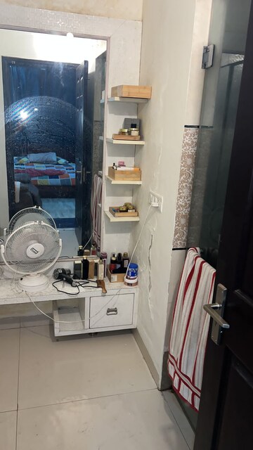 Bathroom in 3 BHK Apartment at Golden Sand Apartments, Dhakoli – for Rent