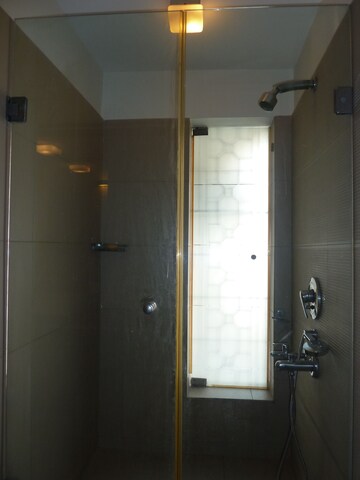 Bathroom in 3 BHK Apartment at Boutique Residential Apartments C-253, Defence Colony – for Rent