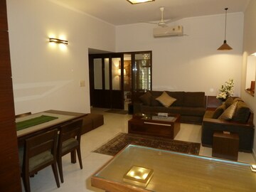 Living Room in 3 BHK Apartment at Boutique Residential Apartments C-253, Defence Colony – for Rent