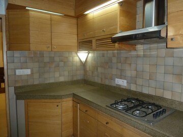 Kitchen in 3 BHK Apartment at Boutique Residential Apartments C-253, Defence Colony – for Rent