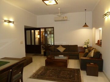Living Room in 3 BHK Apartment at Boutique Residential Apartments C-253, Defence Colony – for Rent