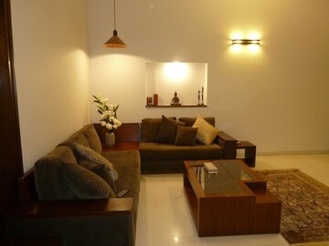Living Room in 3 BHK Apartment at Boutique Residential Apartments C-253, Defence Colony – for Rent