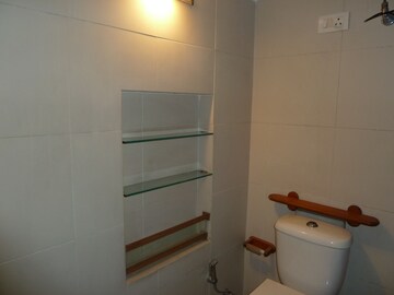 Bathroom in 3 BHK Apartment at Boutique Residential Apartments C-253, Defence Colony – for Rent