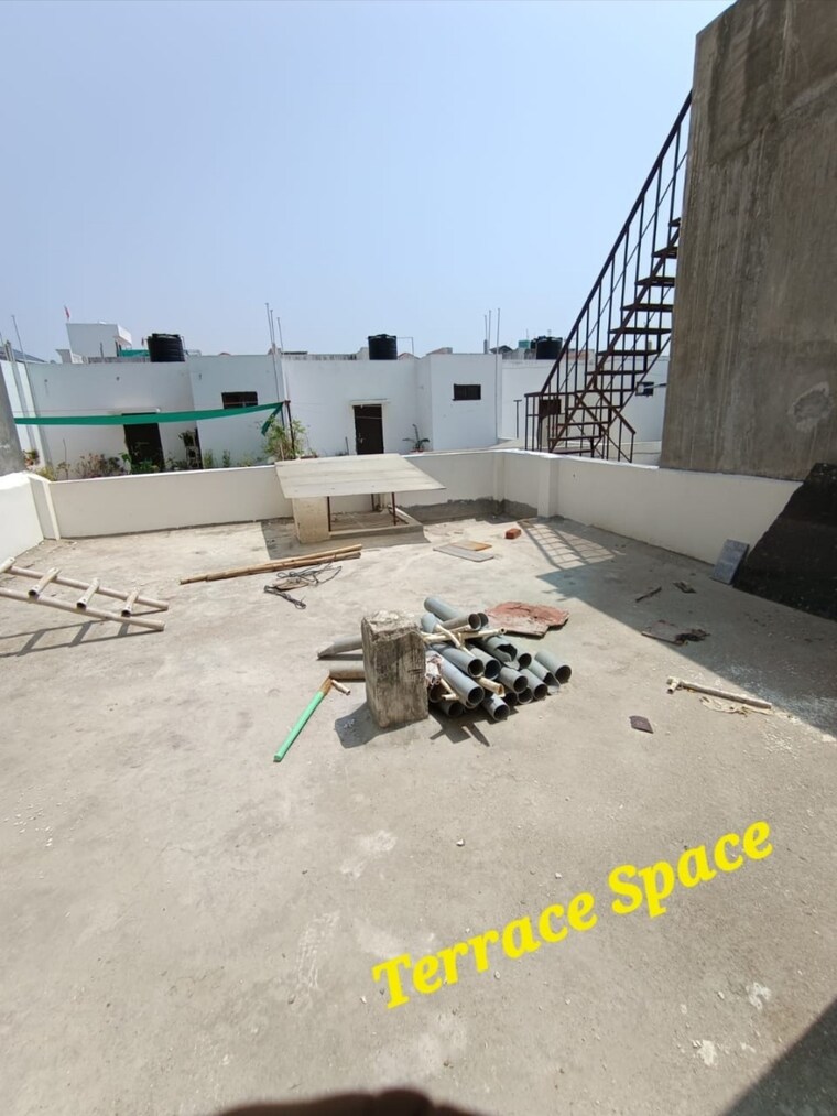 Terrace, garg-palm-paradise 3 Bedroom 1785 Sq.Ft. Villa In Indira Nagar Lucknow 8667405