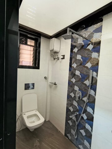 Bathroom in 2 BHK Apartment at Seawoods Sector 42 – for Rent
