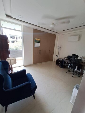 Living Room in 3 BHK Builder Floor at Enkay Towers, Sector 19 – for Rent