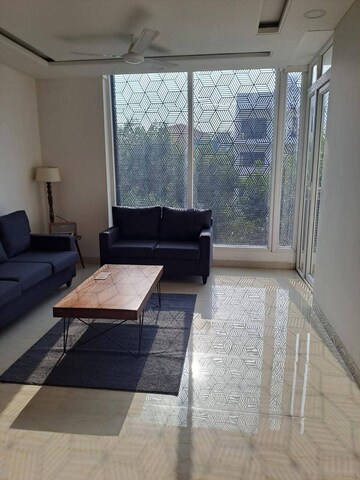 Living Room in 3 BHK Builder Floor at Enkay Towers, Sector 19 – for Rent