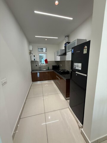 Kitchen in 3 BHK Apartment at Hermitage Centralis, Vip Road – for Rent