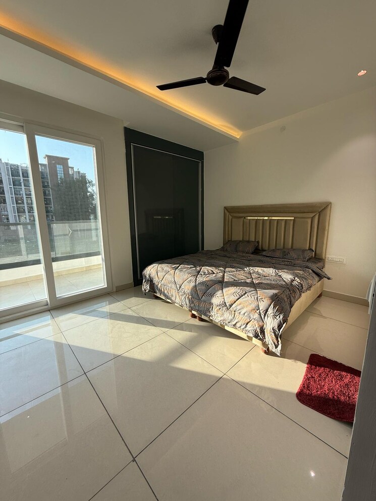 Bedroom, hermitage-centralis 3 Bedroom 1450 Sq.Ft. Apartment In Vip Road Zirakpur 8667855