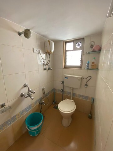 Bathroom in 2.5 BHK Apartment at Runwal Garden City, Balkum Pada – for Rent
