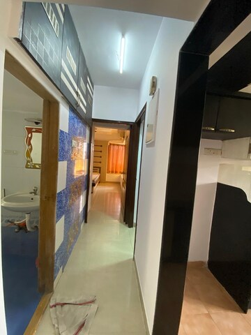 Building Lobby in 2.5 BHK Apartment at Runwal Garden City, Balkum Pada – for Rent
