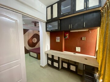 Kitchen in 2.5 BHK Apartment at Runwal Garden City, Balkum Pada – for Rent
