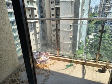 Balcony in 2 BHK Apartment at Juhi Greens, Seawoods – for Rent
