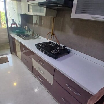 Kitchen in 3 BHK Apartment at Shree Sadan Vasna, Vasna – for Rent