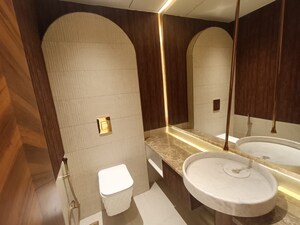 Bathroom in 4 BHK Builder Floor at Sushant Lok I – for Sale