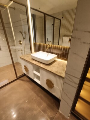 Bathroom in 4 BHK Builder Floor at Sushant Lok I – for Sale