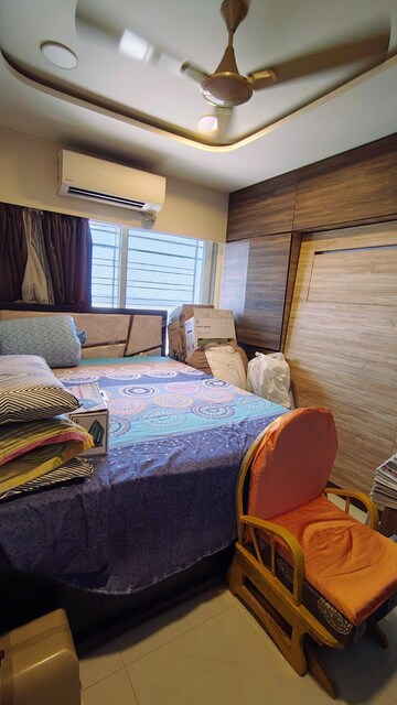 Bedroom in 2 BHK Apartment at Gurukrupa Marina Enclave, Malad West – for Rent
