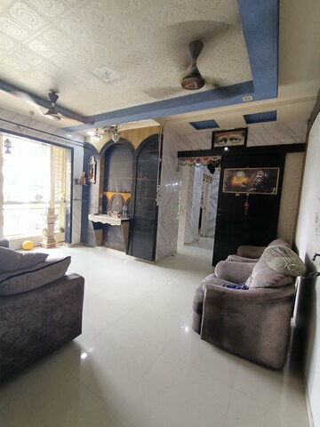 Living Room in 1 BHK Apartment at Amar Raj Vaibhav NX, Dombivli West – for Rent