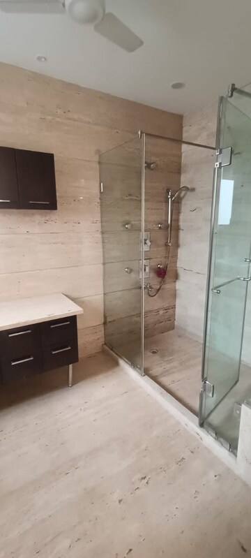 Bathroom in 4 BHK Builder Floor at Panchsheel Park – for Rent