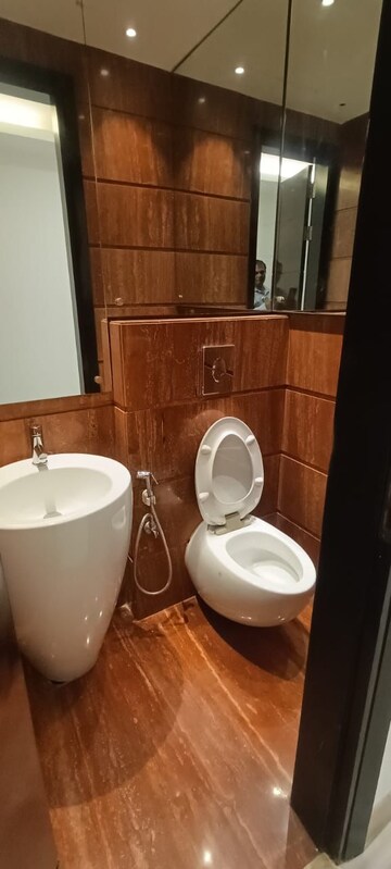Bathroom in 4 BHK Builder Floor at Panchsheel Park – for Rent