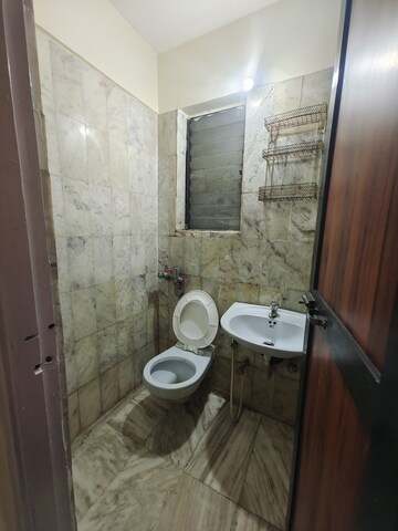 Bathroom in 1 BHK Apartment at Amaltas CHS Vasant Vihar, Vasant Vihar – for Rent