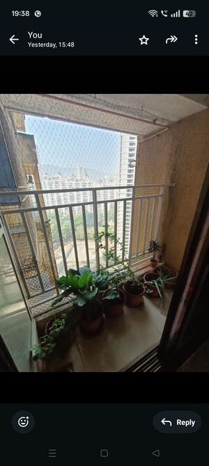 Balcony in 3 BHK Apartment at Cosmos Horizon Phase 2, Pokhran Road No Two – for Sale
