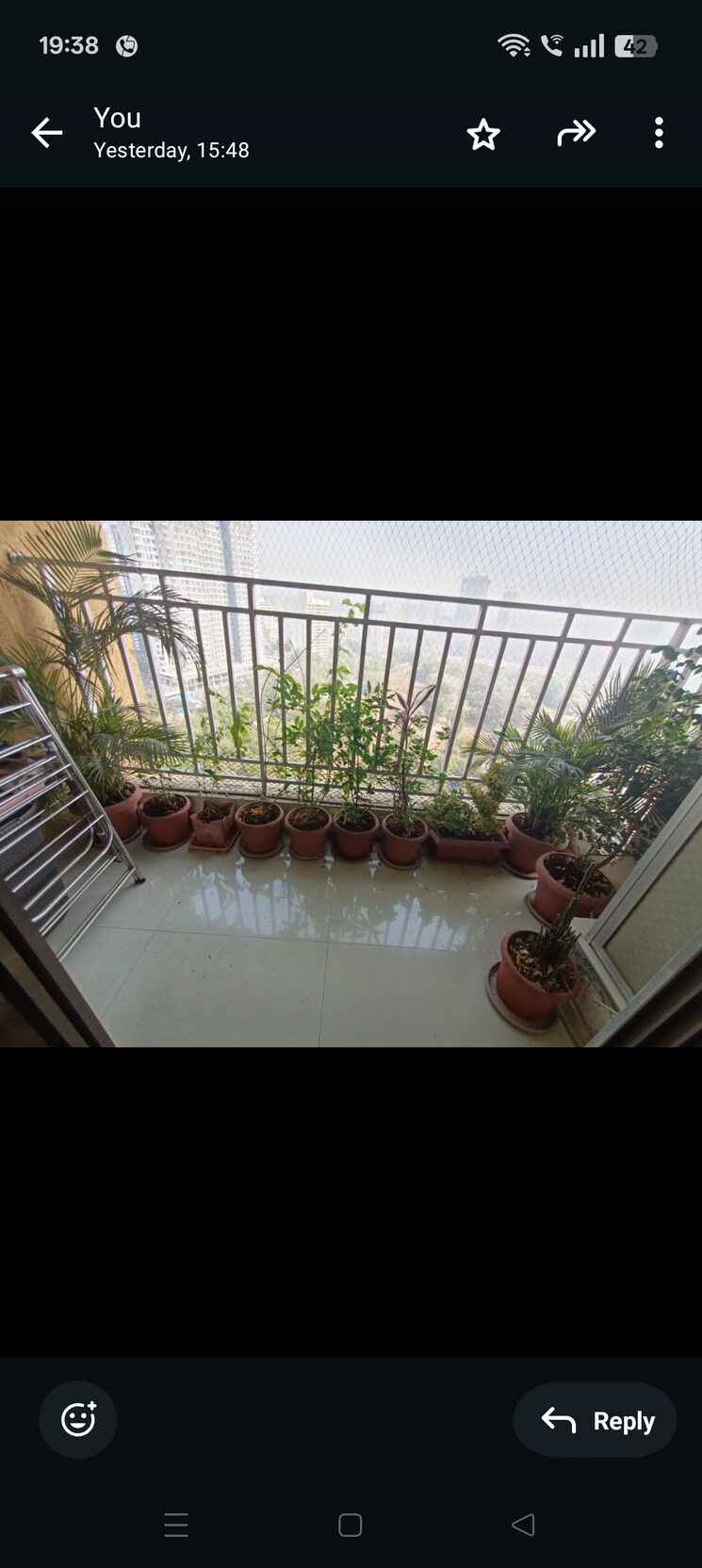 Balcony, cosmos-horizon-phase-2 3 Bedroom 980 Sq.Ft. Apartment In Pokhran Road No Two Thane 8669002