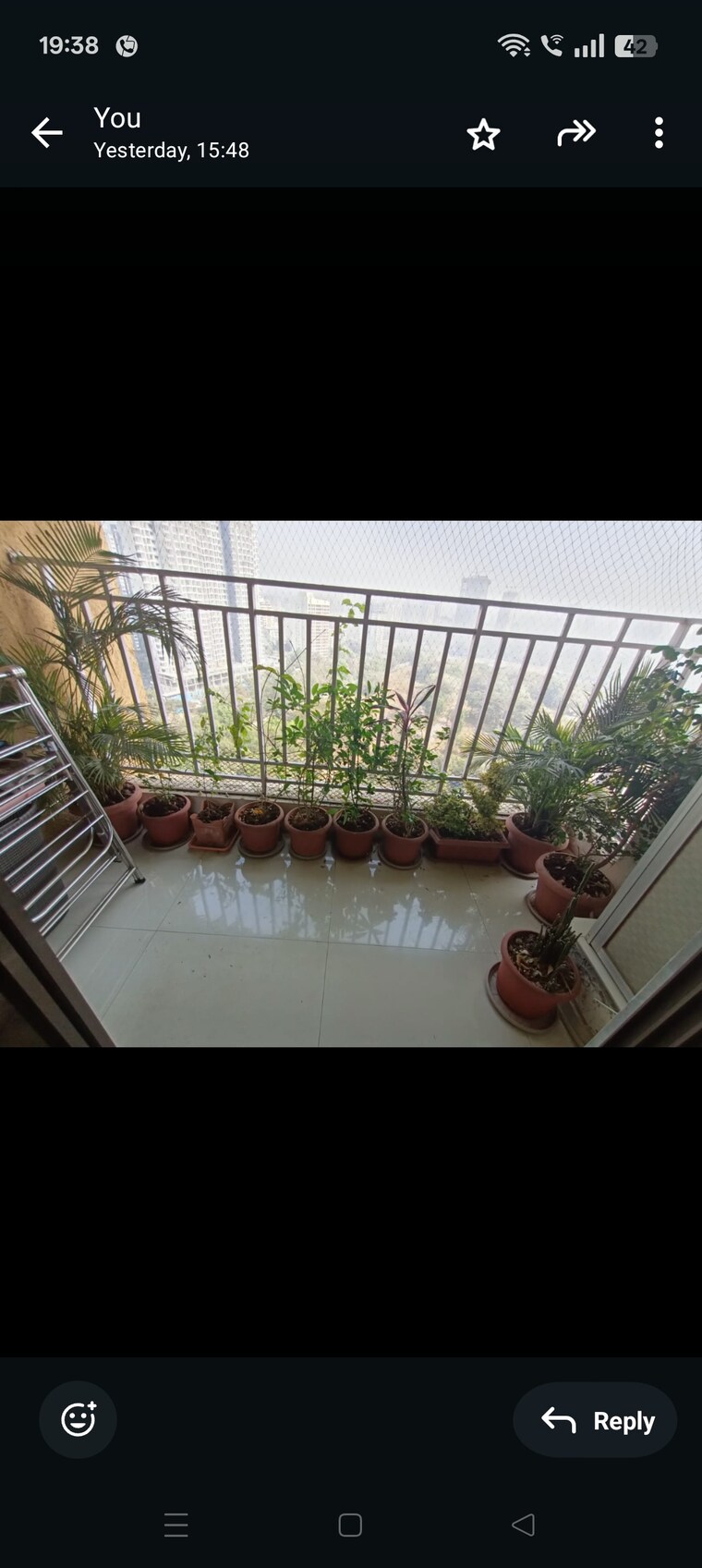 Balcony, cosmos-horizon-phase-2 3 Bedroom 980 Sq.Ft. Apartment In Pokhran Road No Two Thane 8669002