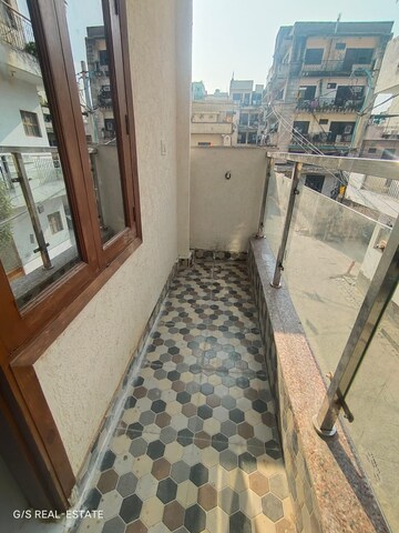 Balcony in 3 BHK Builder Floor at Chattarpur – for Rent