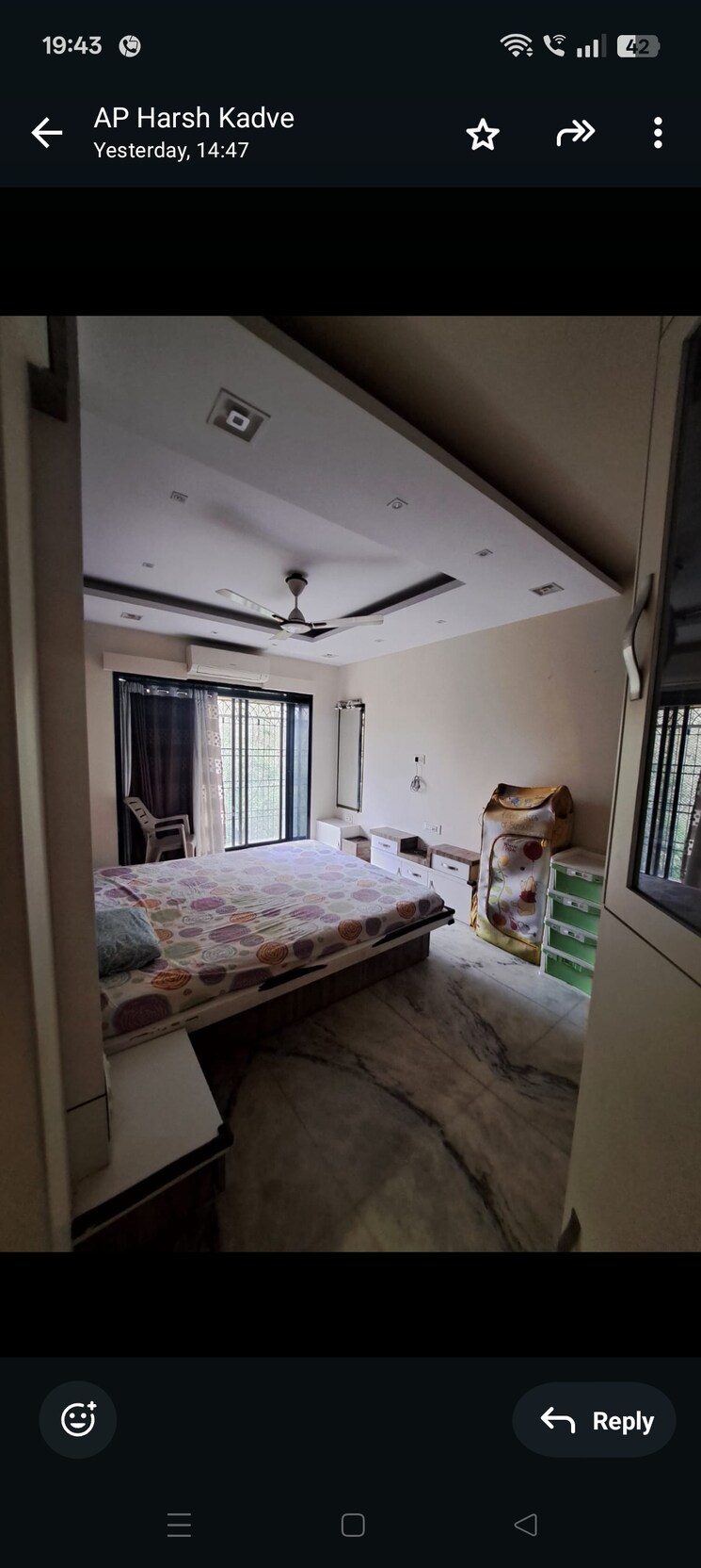 Bedroom, damani-chs-ltd 3 Bedroom 1100 Sq.Ft. Apartment In Kolshet Thane 8669029