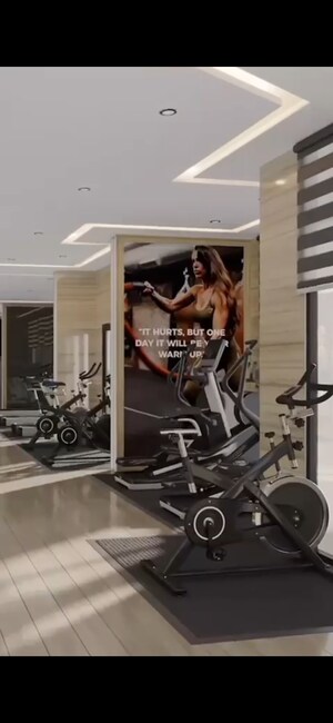 Gym in 3 BHK Apartment at Adani Ten BKC, Bandra East – for Sale
