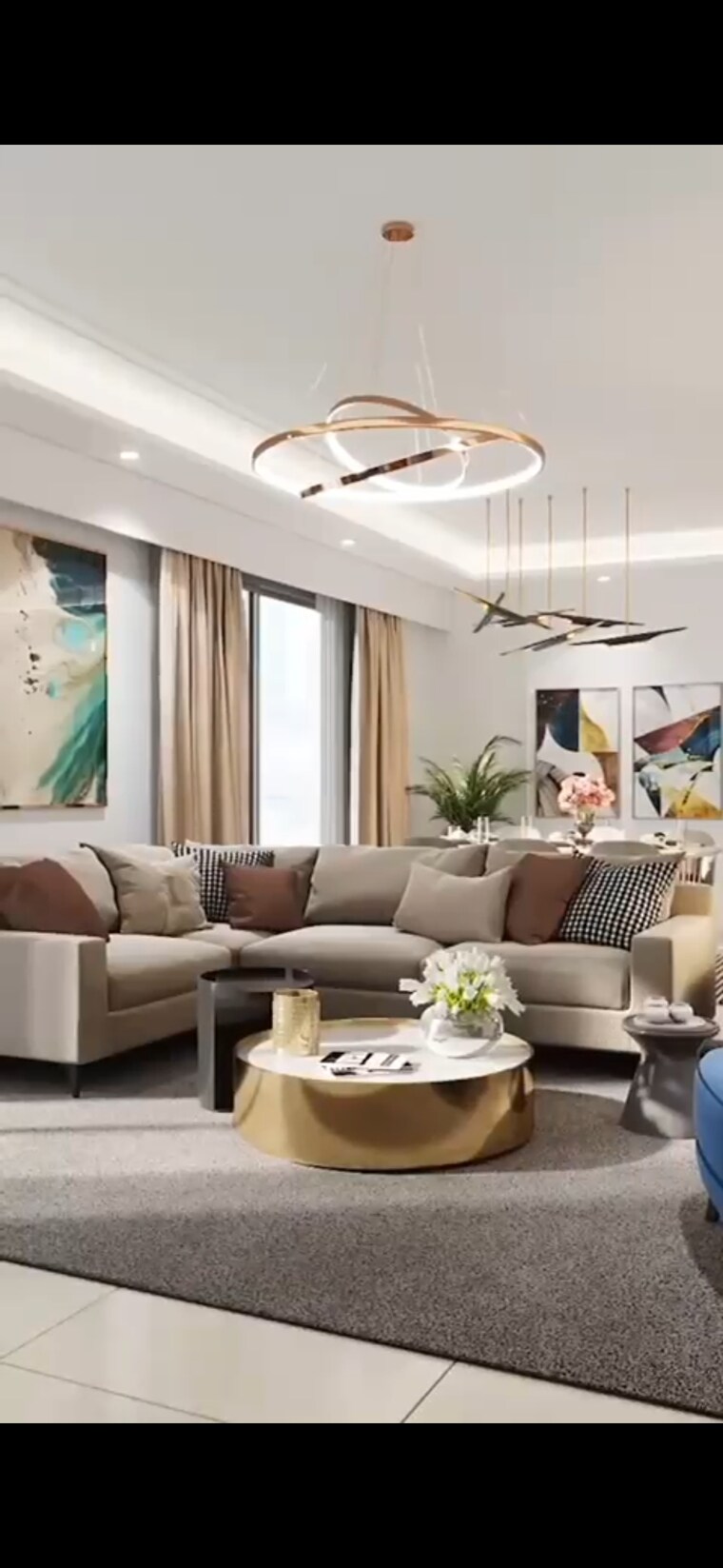 Master Bedroom, adani-ten-bkc 3 Bedroom 1050 Sq.Ft. Apartment In Bandra East Mumbai 8669036