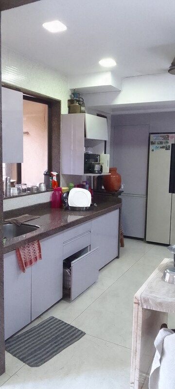 Kitchen in 3.5 BHK Apartment at Nakshatra Swastik Alps, Brahmand – for Sale