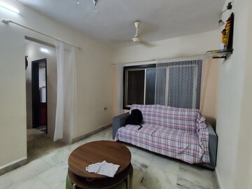 Living Room in 1 BHK Apartment at Rutu Enclave, Kasarvadavali – for Rent