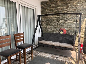 Balcony in 3 BHK Apartment at Sri Konda Residency, Kondapur – for Rent