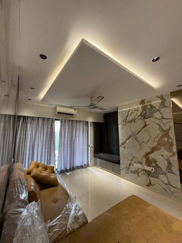 Living Room in 3 BHK Apartment at Acme Ozone, Manpada – for Rent