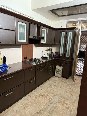 Kitchen in 3 BHK Builder Floor at Unitech South City II, Sector 50 – for Rent