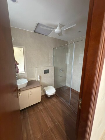 Bathroom in 3 BHK Builder Floor at Unitech South City II, Sector 50 – for Rent