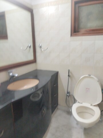 Bathroom in 2 BHK Builder Floor at Gulmohar Park – for Rent