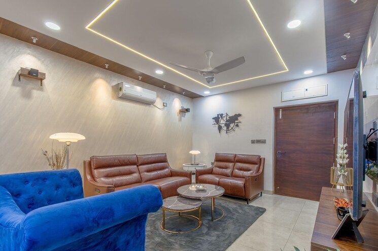 Living Room, niharika-exotica 3 Bedroom 1600 Sq.Ft. Apartment In Gachibowli Hyderabad 8669245