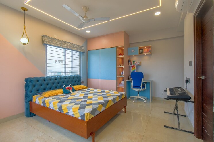 Bedroom, niharika-exotica 3 Bedroom 1600 Sq.Ft. Apartment In Gachibowli Hyderabad 8669245