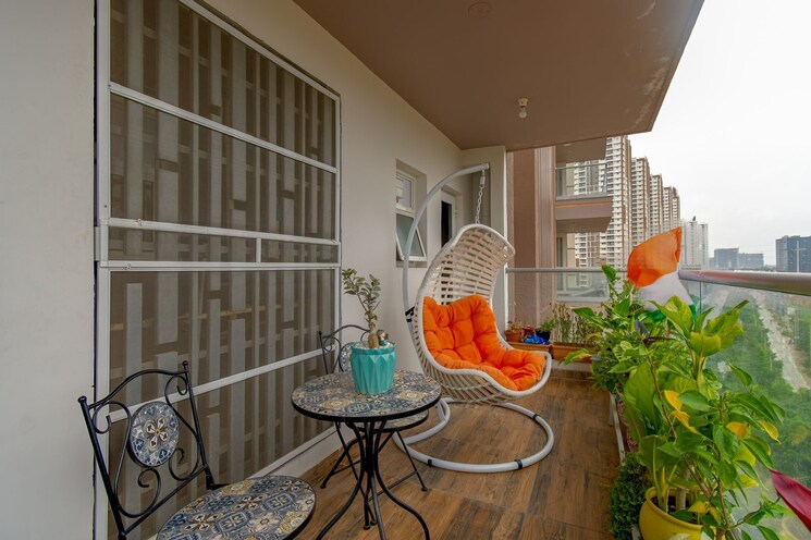 Balcony, niharika-exotica 3 Bedroom 1600 Sq.Ft. Apartment In Gachibowli Hyderabad 8669245