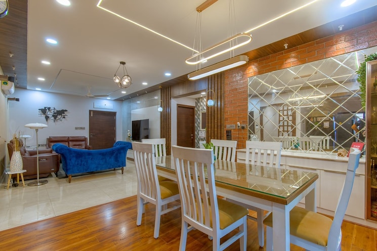 Living Room, niharika-exotica 3 Bedroom 1600 Sq.Ft. Apartment In Gachibowli Hyderabad 8669245