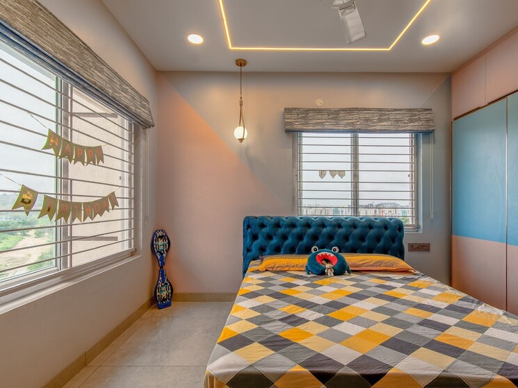 Bedroom, niharika-exotica 3 Bedroom 1600 Sq.Ft. Apartment In Gachibowli Hyderabad 8669245