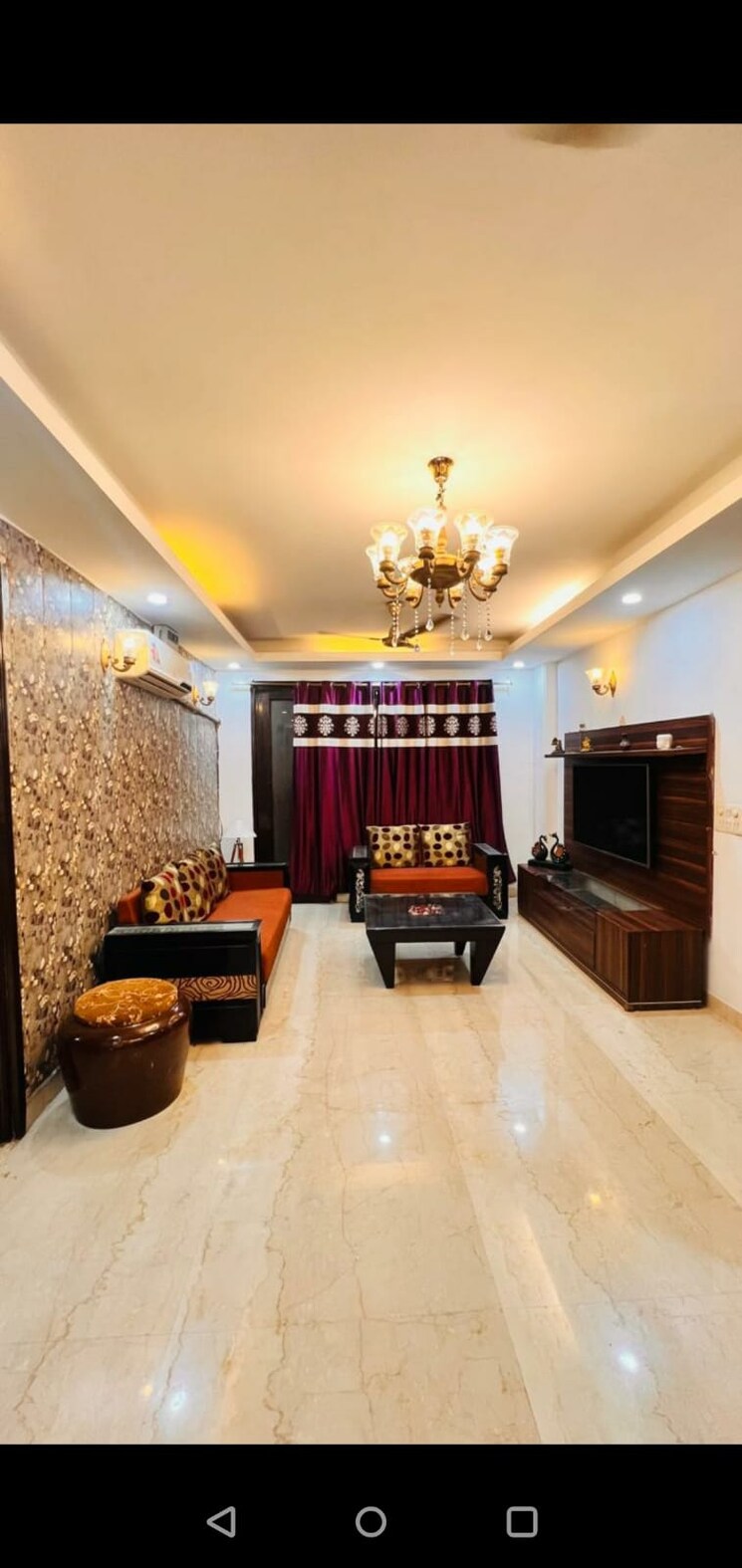 Living Room, greater kailash i 3 Bedroom 250 Sq.Yd. Builder Floor In Greater Kailash I Delhi 8669267