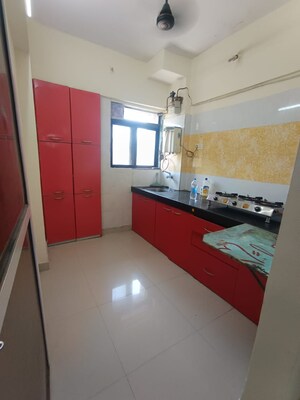 Kitchen in 1 BHK Apartment at Aakar Residency, Kavesar – for Sale